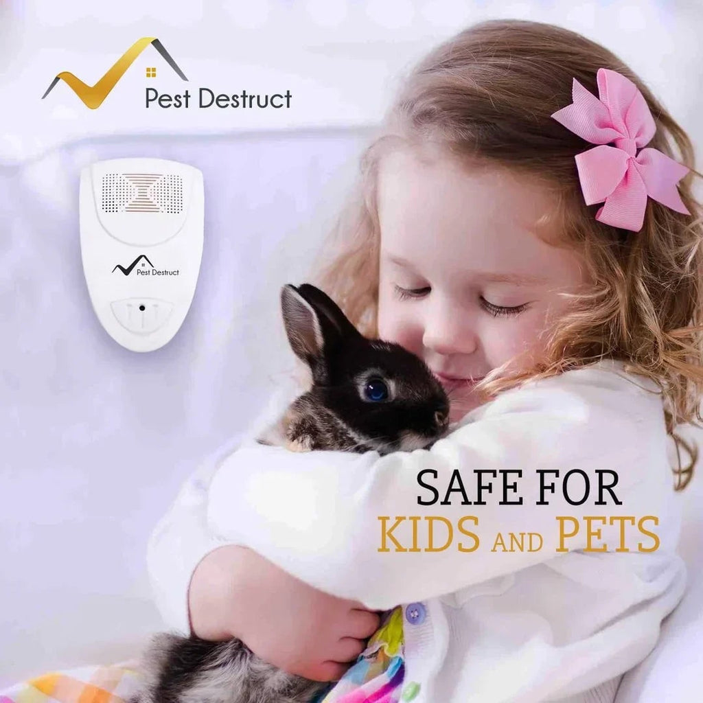 Ultrasonic Pest Repeller Plug Portable LED Indicator Compact White - Image 5