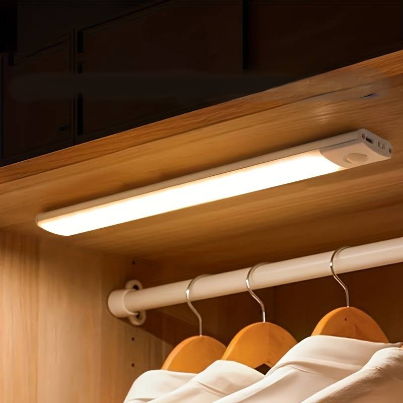 Under Cabinet Lights Wireless Lighting Motion Sensor LED Rechargeable Closet - Image 1