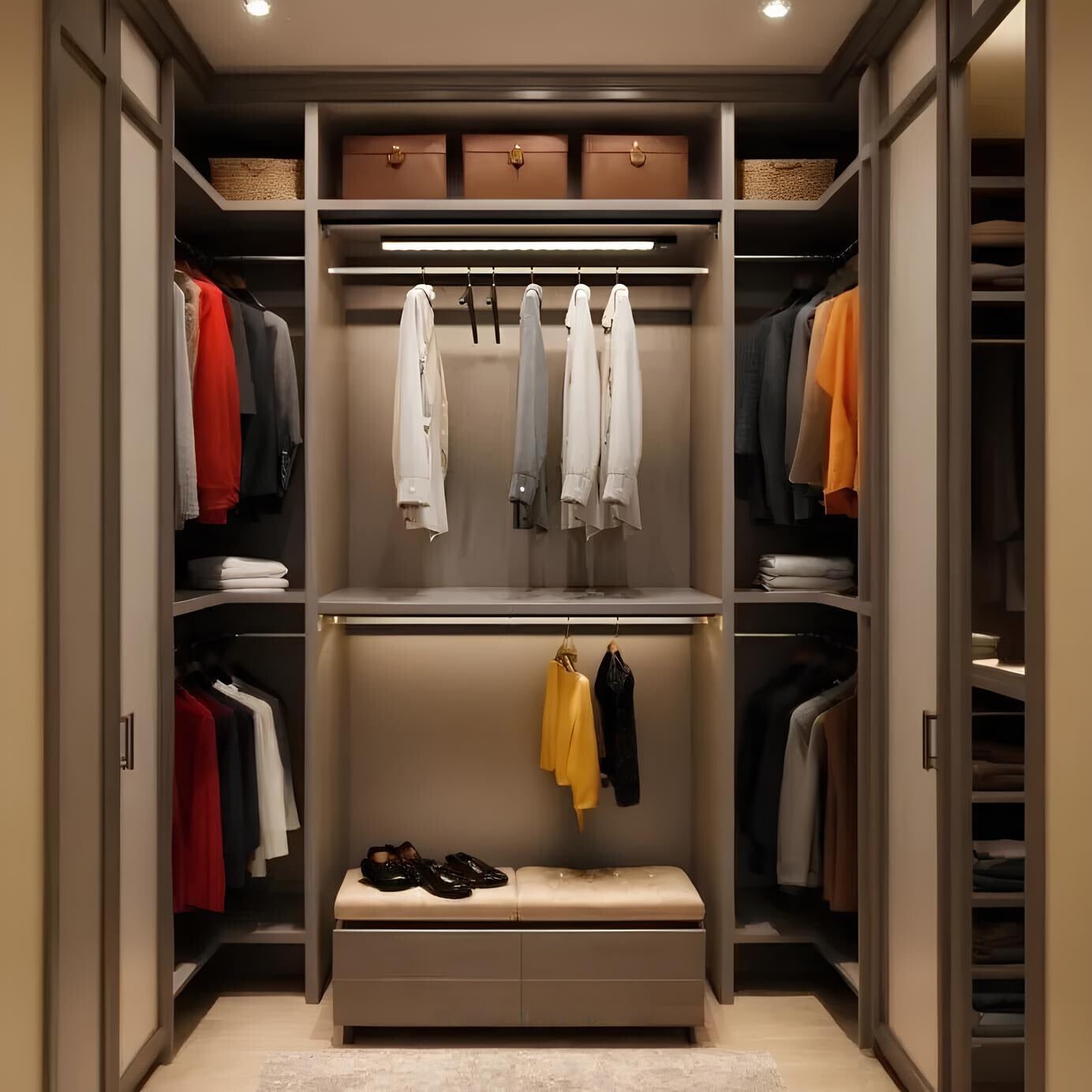 Under Cabinet Lights Wireless Lighting Motion Sensor LED Rechargeable Closet - Image 11