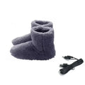 USB Powered Heated Boot House Slippers with Plush Fleece Lining - Image 5