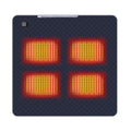 USB Powered Heated Camping Sleeping Pad with Multiple Heating Zones and Quilted Fabric - Image 4