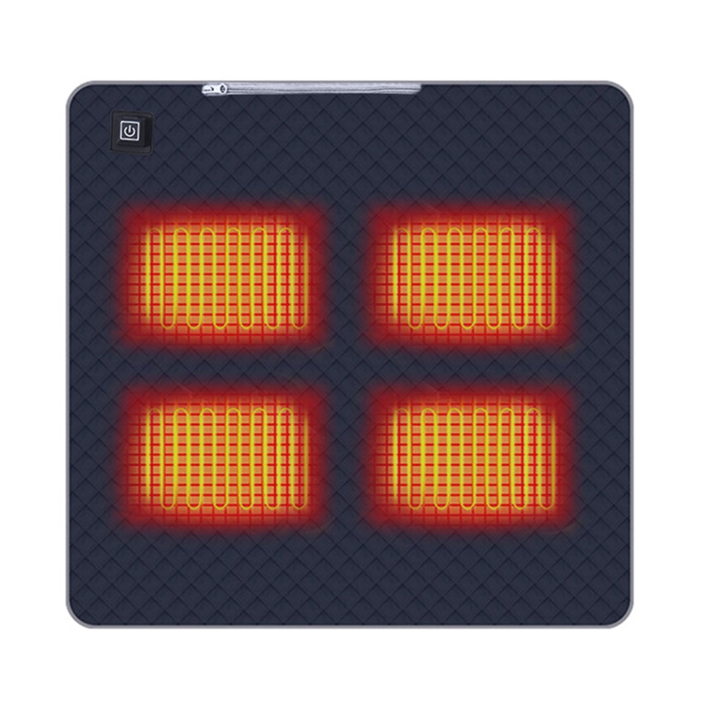USB Powered Heated Camping Sleeping Pad with Multiple Heating Zones and Quilted Fabric - Image 4