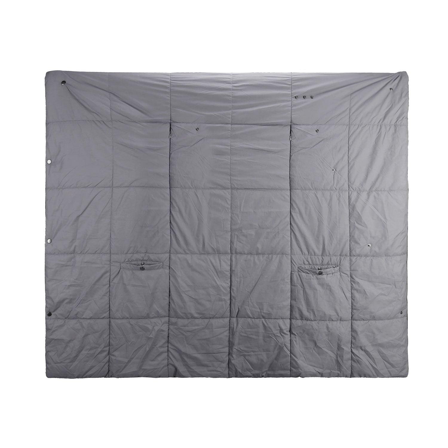 USB Wearable Heated Blanket with Zipper Armholes Dual Controls and 6 Heating Zones - Image 12