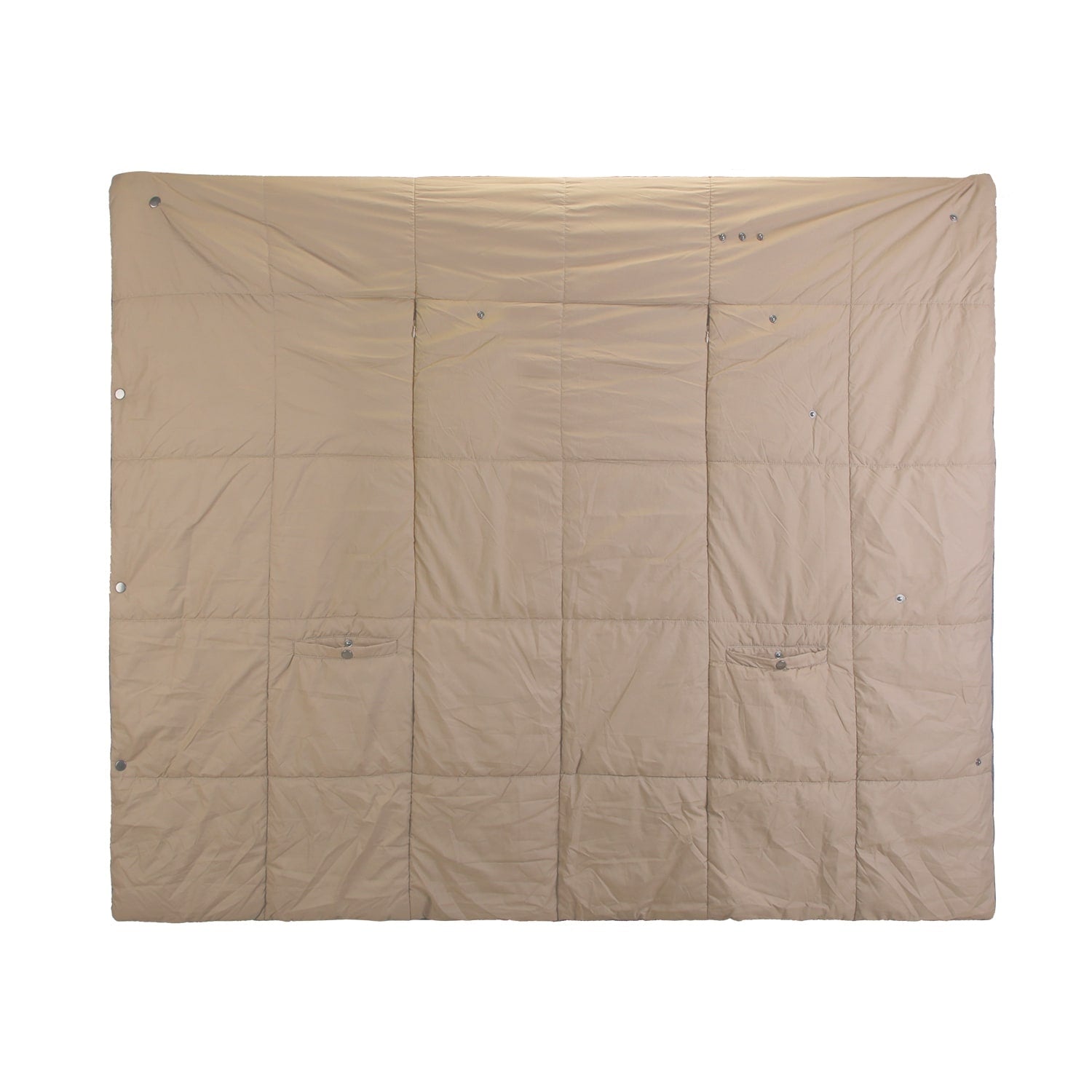 USB Wearable Heated Blanket with Zipper Armholes Dual Controls and 6 Heating Zones - Image 9