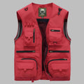 Utility Vest with Multiple Pockets and Mesh Lining for Fishing Travel and Work Lightweight - Image 1