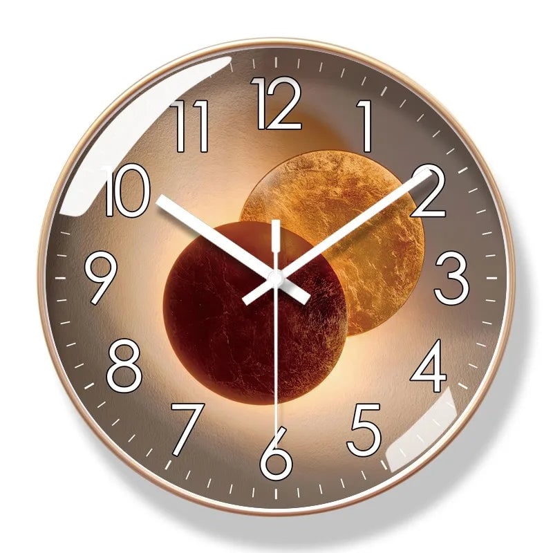 Wall Clock with Silent Mechanism and Illuminated Minimalist Design - Image 4