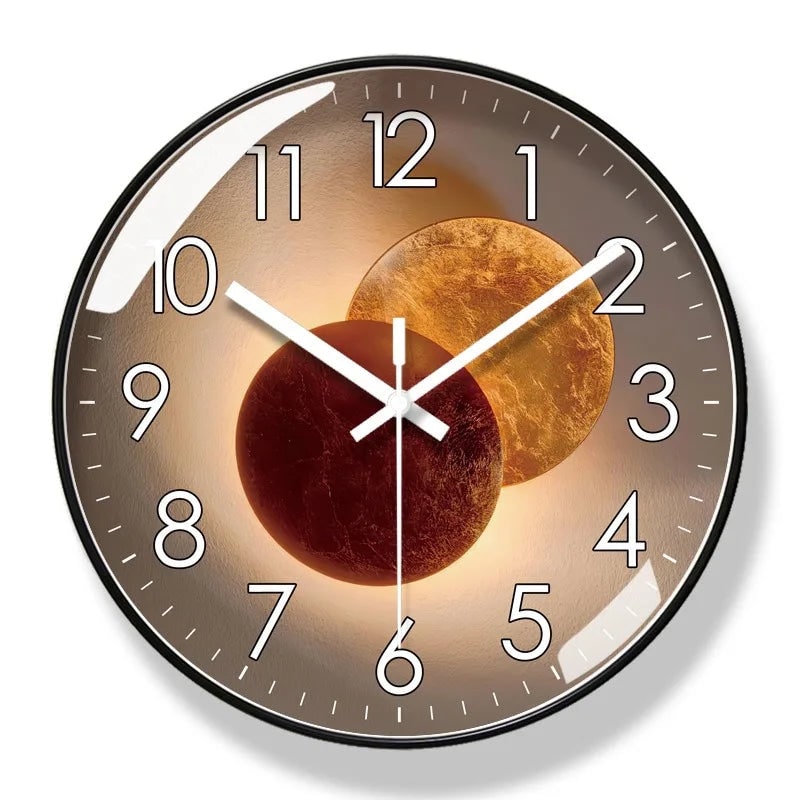 Wall Clock with Silent Mechanism and Illuminated Minimalist Design - Image 5