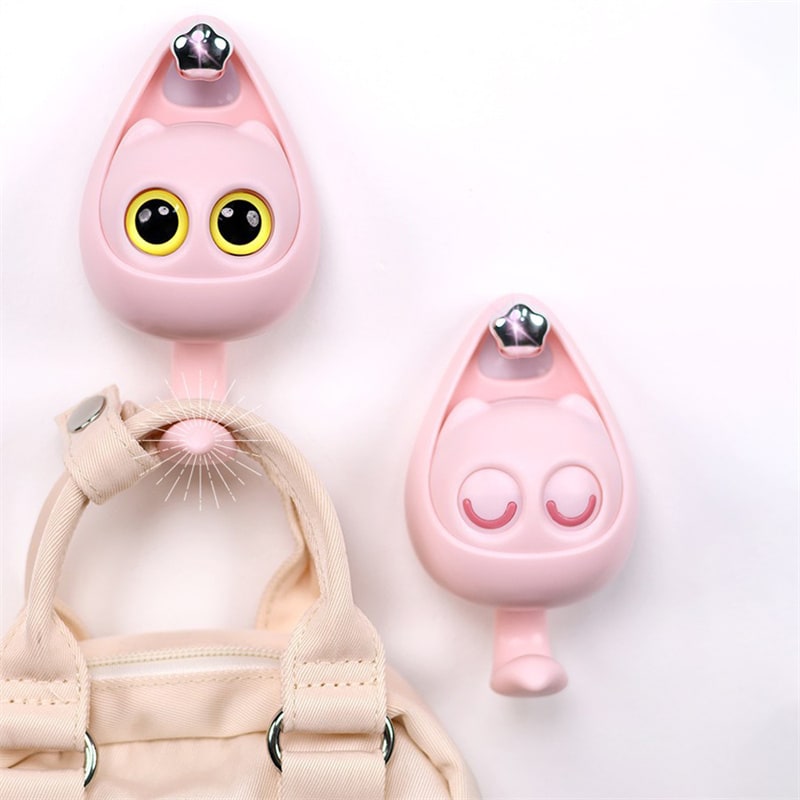 Wall Hooks with Adhesive Backing Winking Cat Coat for Mounted Decoration Key and Hat for Home - Image 26