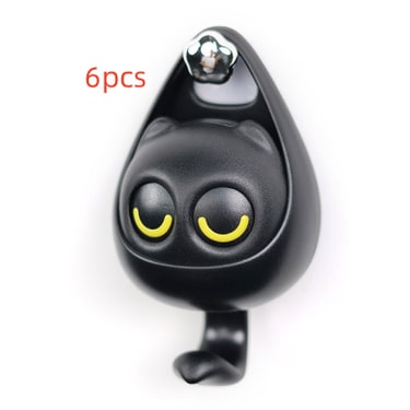 Wall Hooks with Adhesive Backing Winking Cat Coat for Mounted Decoration Key and Hat for Home - Image 36