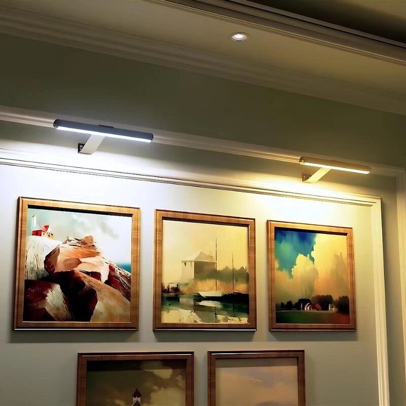 Wall Light Picture Art LED Rechargeable Cordless Wireless Metal - Image 11
