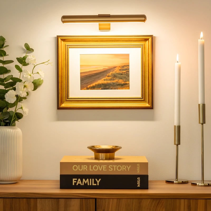 Wall Light Picture Art LED Rechargeable Cordless Wireless Metal - Image 13