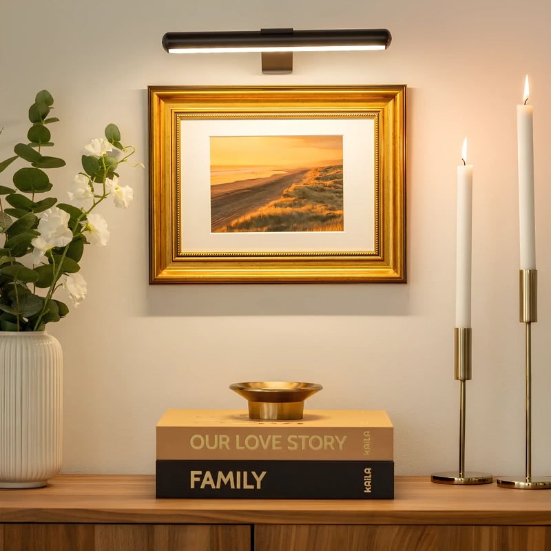 Wall Light Picture Art LED Rechargeable Cordless Wireless Metal - Image 14