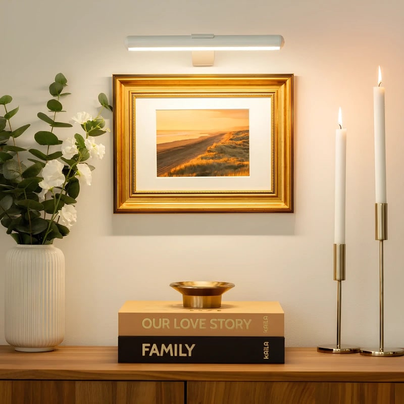 Wall Light Picture Art LED Rechargeable Cordless Wireless Metal - Image 15