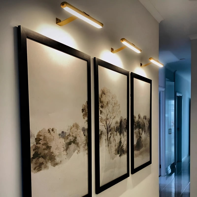 Wall Light Picture Art LED Rechargeable Cordless Wireless Metal - Image 2