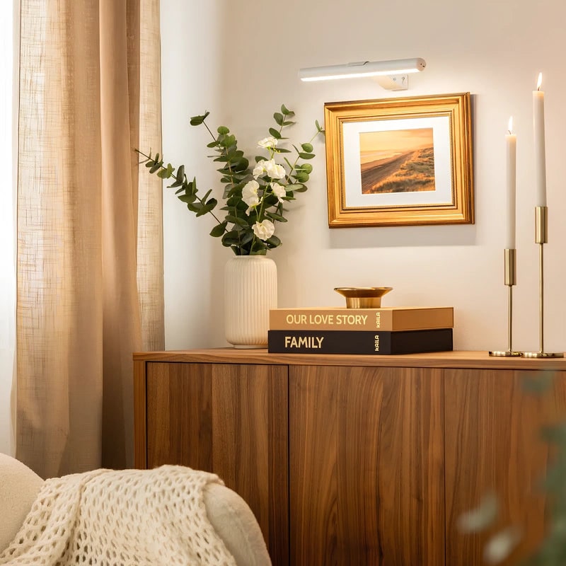 Wall Light Picture Art LED Rechargeable Cordless Wireless Metal - Image 8