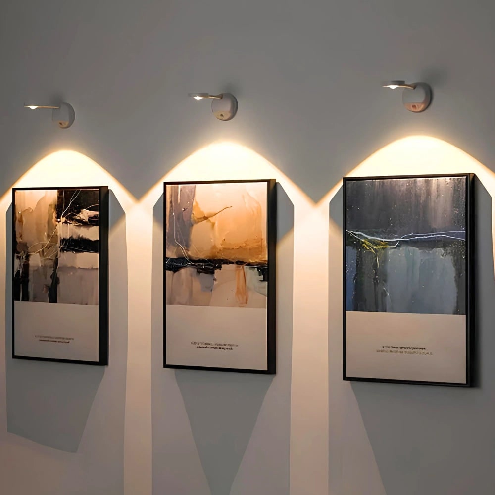 Wall Light Picture Wireless Sconce LED Cordless Magnetic Adjustable - Image 3