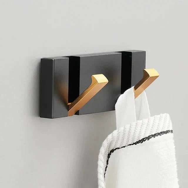 Wall Mounted Coat Rack Modern Folding Retractable Space Saving Metal Stainless Steel - Image 1