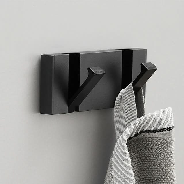 Wall Mounted Coat Rack Modern Folding Retractable Space Saving Metal Stainless Steel - Image 7