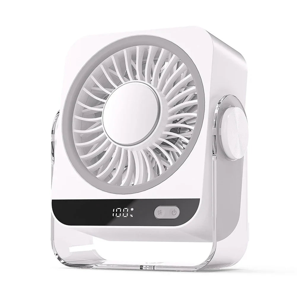 Compact Rechargeable Desk Fan for Home and Office