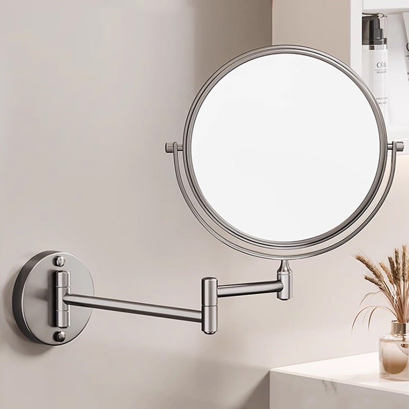 Wall Mounted Vanity Mirror for Makeup with LED Lights 10x Magnification and Folding Arm - Image 7