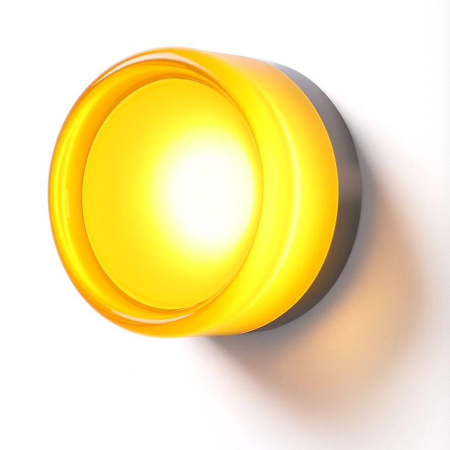 Wall Sconce Light LED Flush Mount Circular Acrylic Round - Image 13