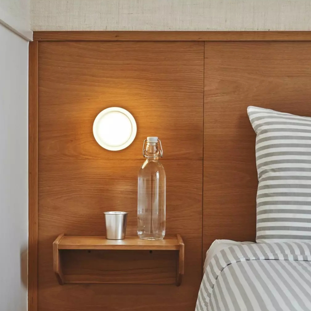 Wall Sconce Light LED Flush Mount Circular Acrylic Round - Image 2