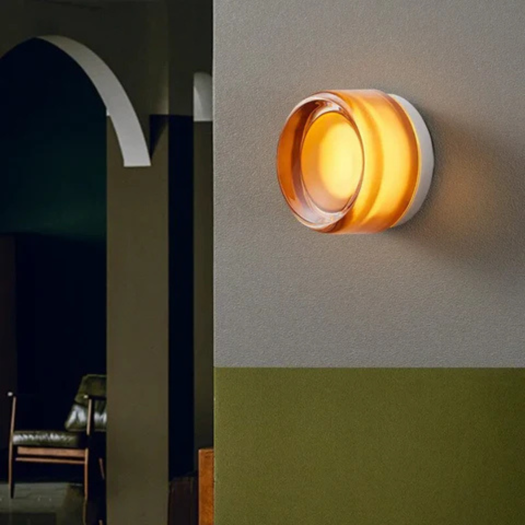 Wall Sconce Light LED Flush Mount Circular Acrylic Round - Image 6