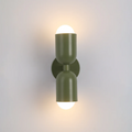 Wall Sconce Light with Dual Up and Down LED Lighting and Color-Blocked Design - Image 9