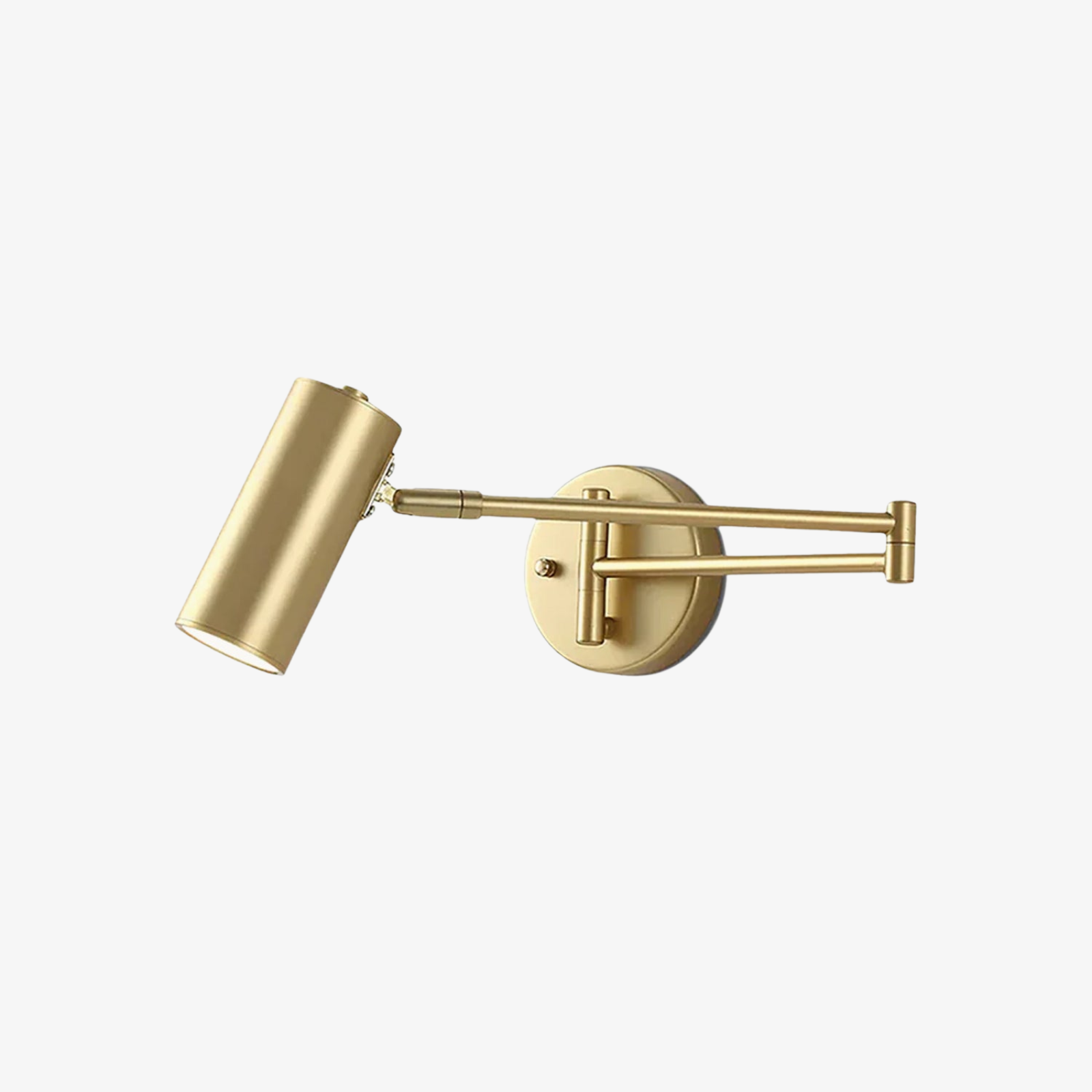 Wall Sconce Swing Arm Reading Light with Adjustable Head - Image 1