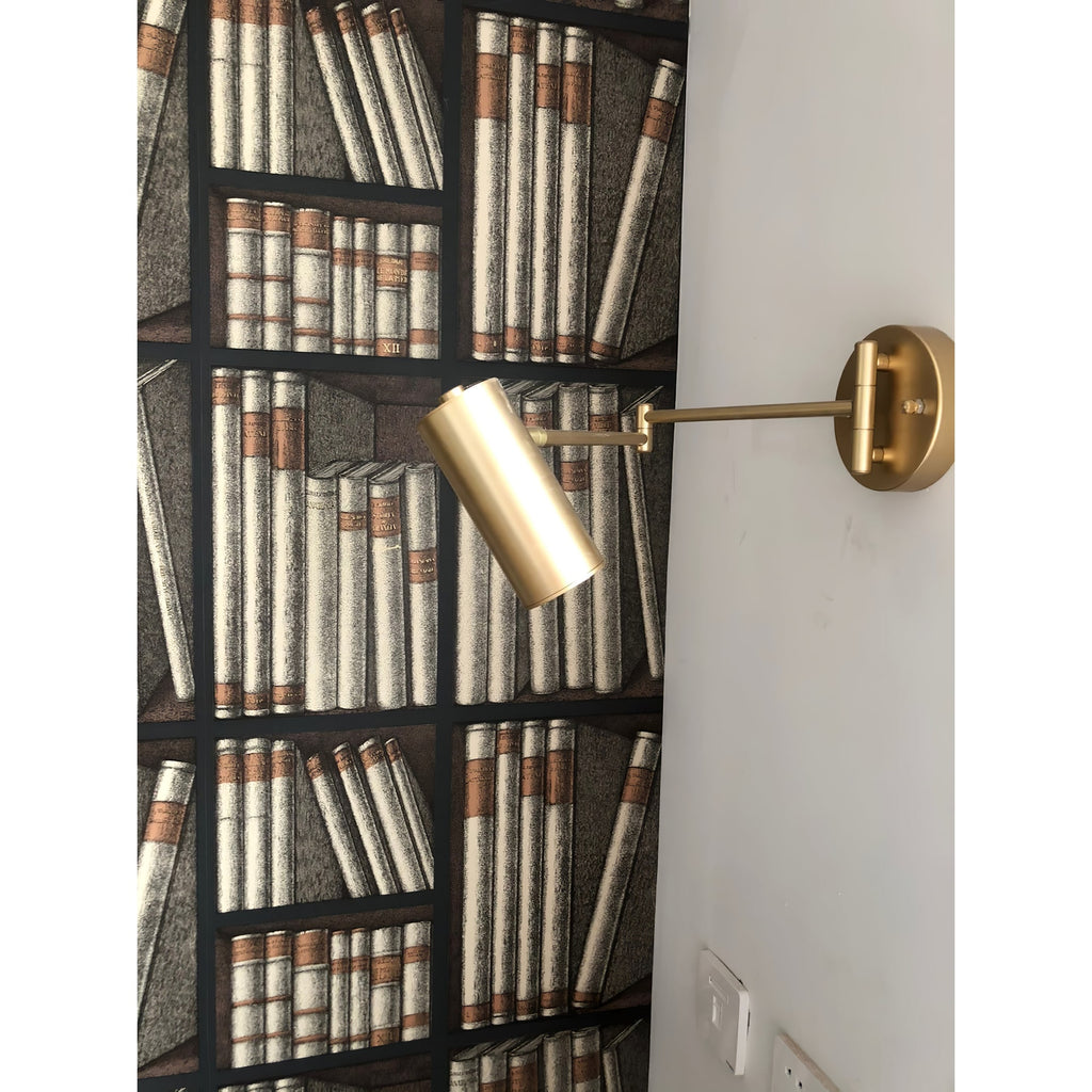 Wall Sconce Swing Arm Reading Light with Adjustable Head - Image 12