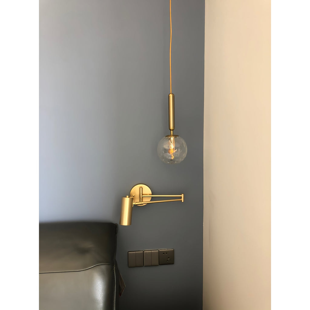 Wall Sconce Swing Arm Reading Light with Adjustable Head - Image 15