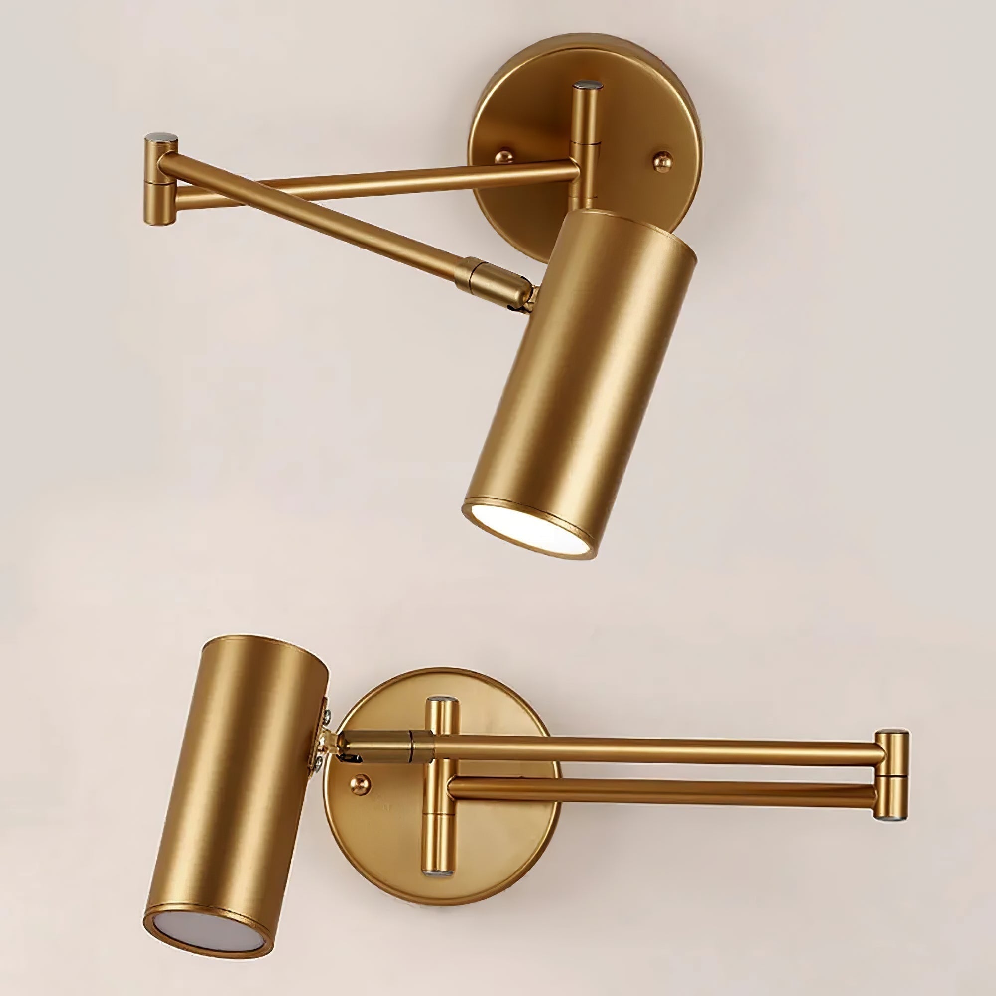 Wall Sconce Swing Arm Reading Light with Adjustable Head - Image 18