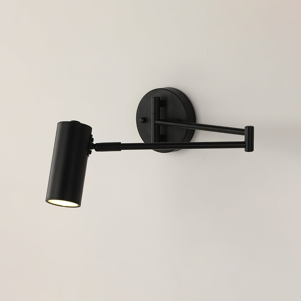 Wall Sconce Swing Arm Reading Light with Adjustable Head - Image 19