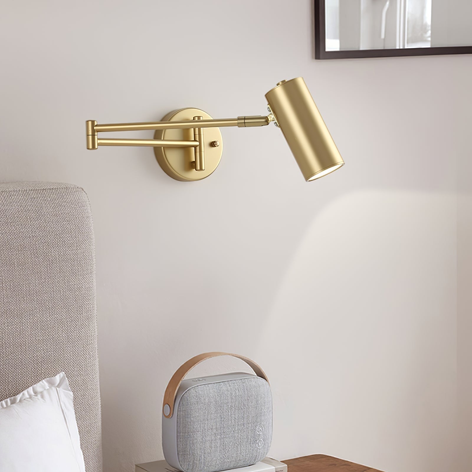 Wall Sconce Swing Arm Reading Light with Adjustable Head - Image 27