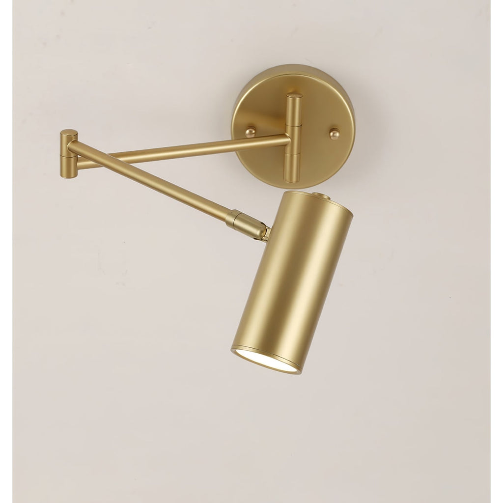 Wall Sconce Swing Arm Reading Light with Adjustable Head - Image 28