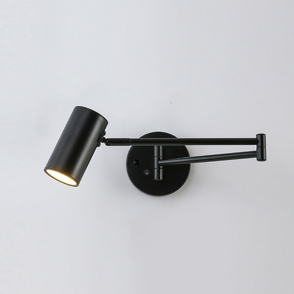Wall Sconce Swing Arm Reading Light with Adjustable Head - Image 40