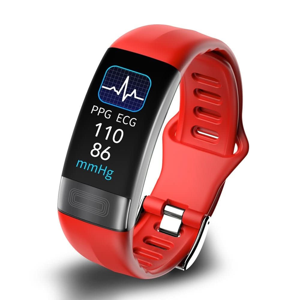 Water Resistant Fitness Tracker Wearable Heart Rate Activity Silicone Band Ecg Monitor - Image 8