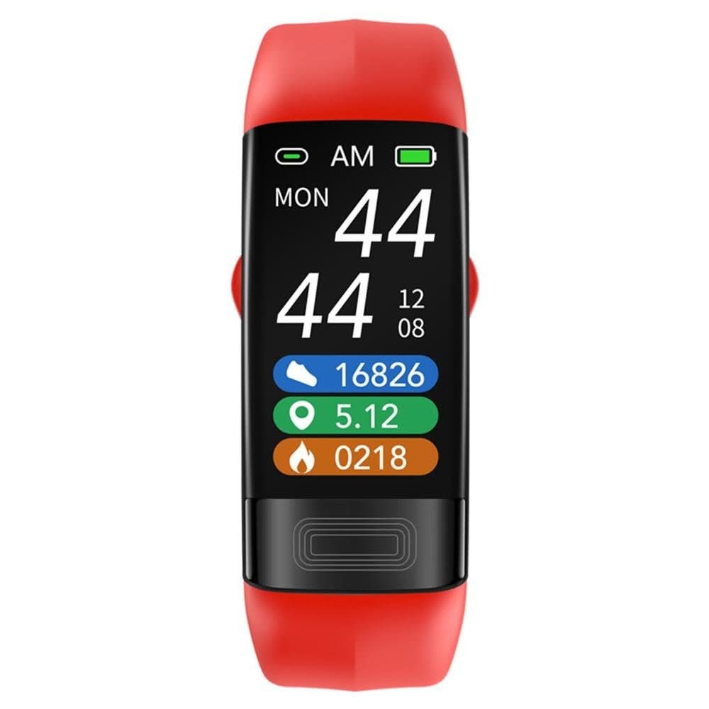 Water Resistant Fitness Tracker Wearable Heart Rate Activity Silicone Band Ecg Monitor - Image 9