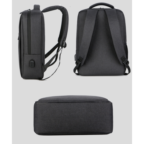 Water Resistant Laptop Backpack with USB Charging Port Slim Padded Design - Image 11