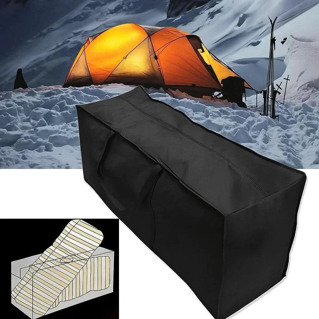 Waterproof Cushion Storage Bag with Zipper and Handles for Outdoor Patio Furniture - Image 9