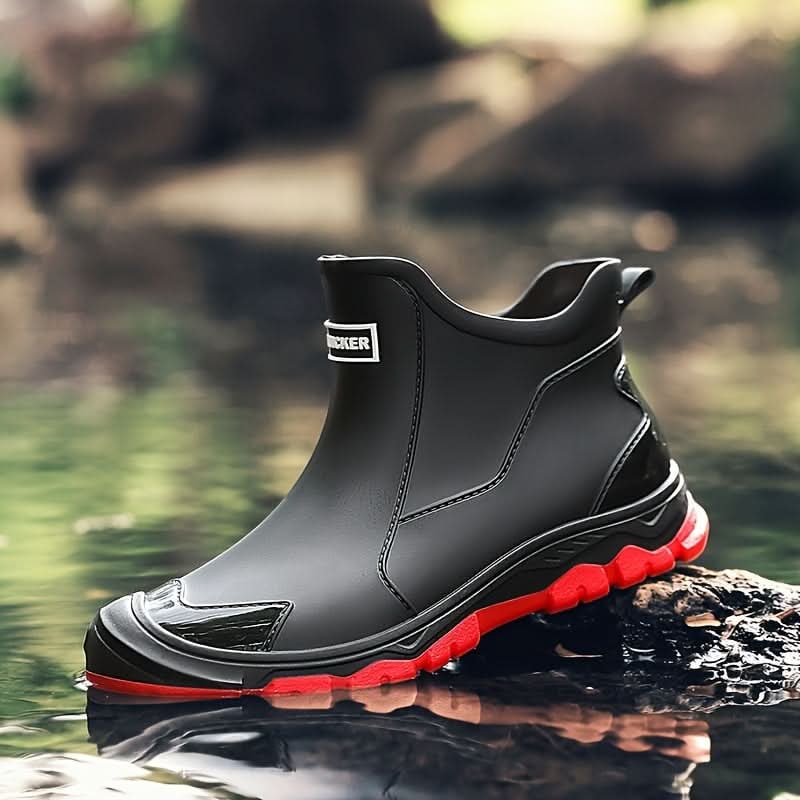 Waterproof Rain Boots with Slip-Resistant Tread and Work-Ready Grip - Image 2