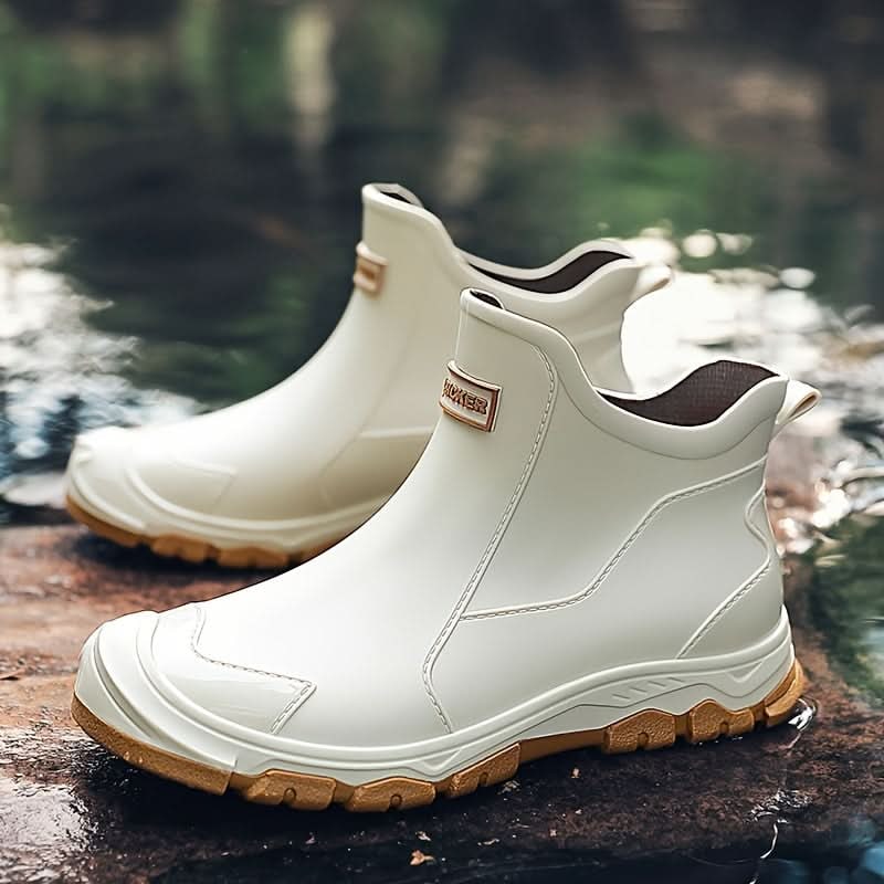 Waterproof Rain Boots with Slip-Resistant Tread and Work-Ready Grip - Image 3