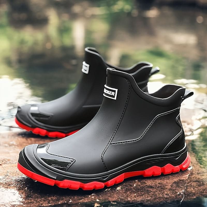 Waterproof Rain Boots with Slip-Resistant Tread and Work-Ready Grip - Image 9