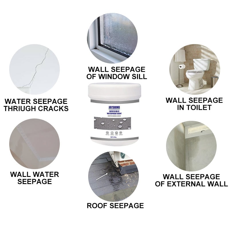 Waterproof Sealant with Liquid Rubber Coating and Application Brush Pipe Thread - Image 5
