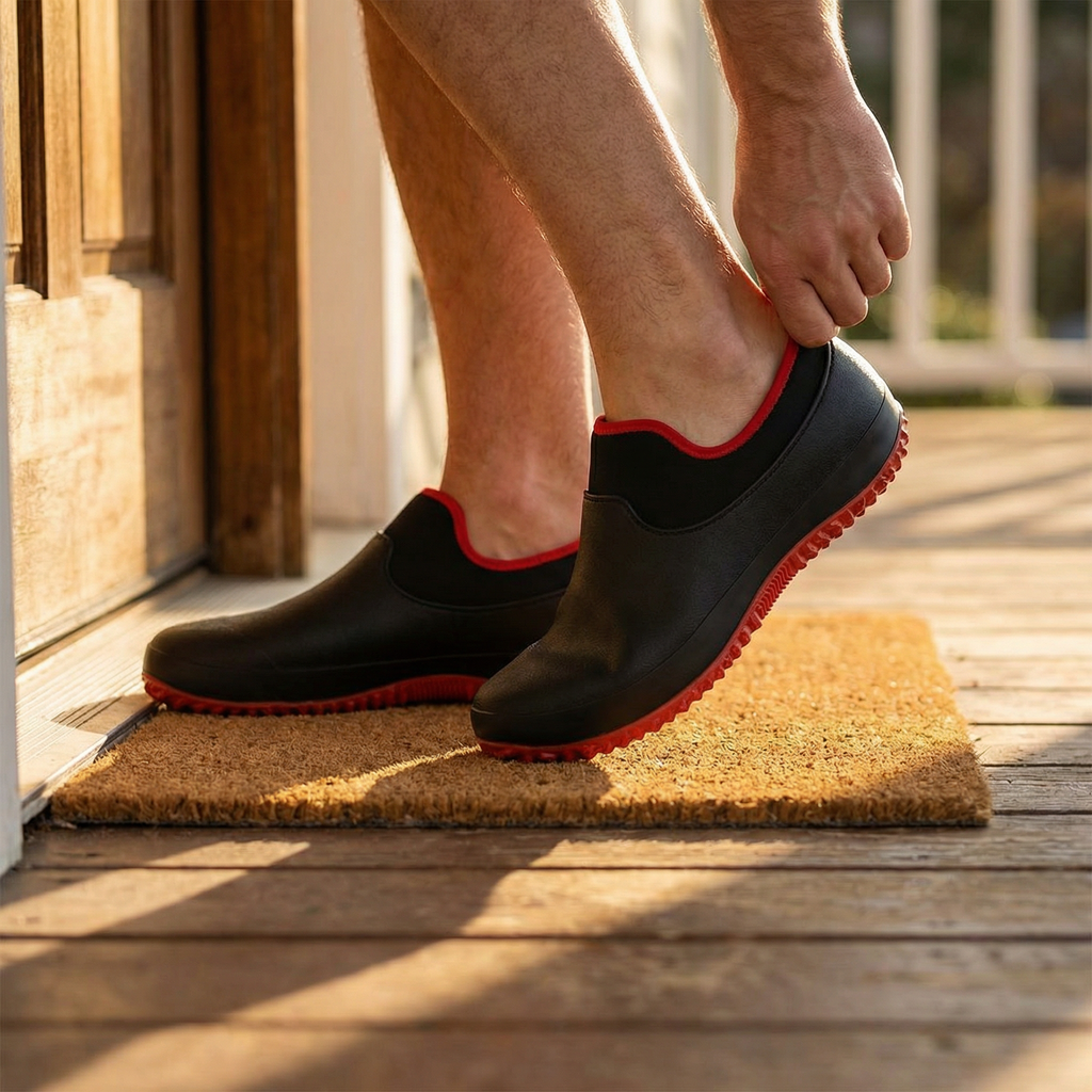 Waterproof Slip on Garden Shoes with Flexible Sole and Textured Matte Finish - Image 7