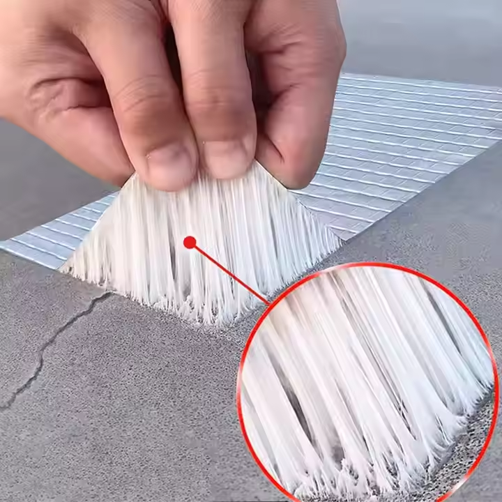 Waterproof Tape Butyl Strong Adhesive Aluminum Foil Backing Roof Repair Leak Sealing - Image 3