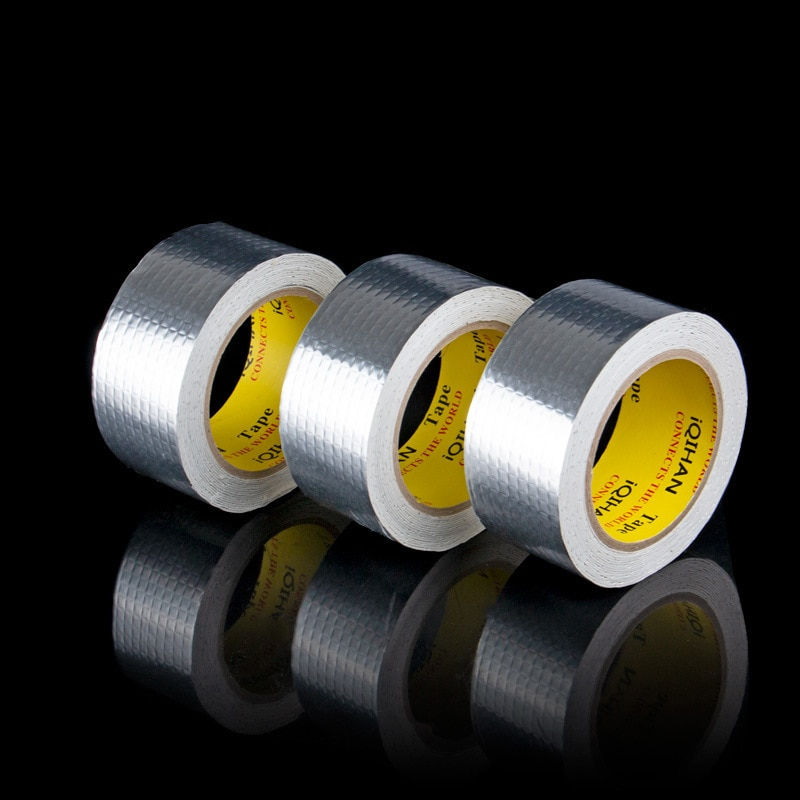 Waterproof Tape Butyl Strong Adhesive Aluminum Foil Backing Roof Repair Leak Sealing - Image 4