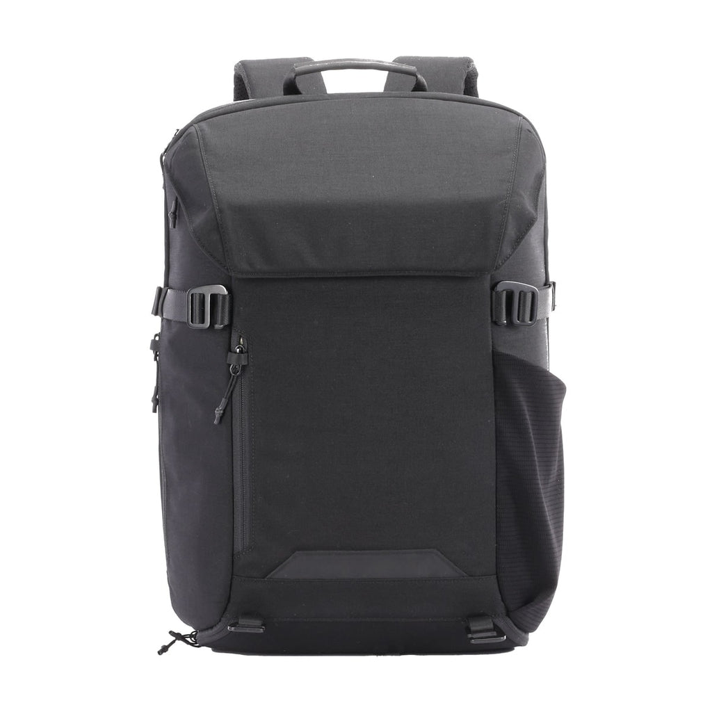 Waterproof Travel Laptop Backpack Shoe Compartment Black Mesh Compression Straps Carry-on - Image 1