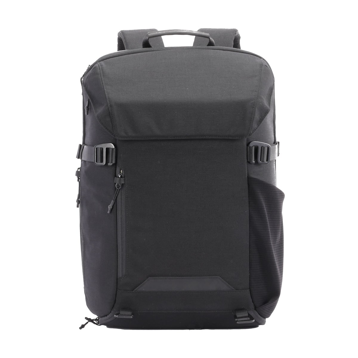 Waterproof Travel Laptop Backpack Shoe Compartment Black Mesh Compression Straps Carry-on - Image 1