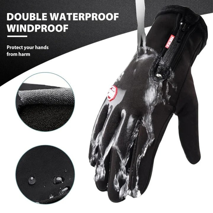 Waterproof Winter Gloves with Touchscreen and Fleece Lining Warm - Image 4